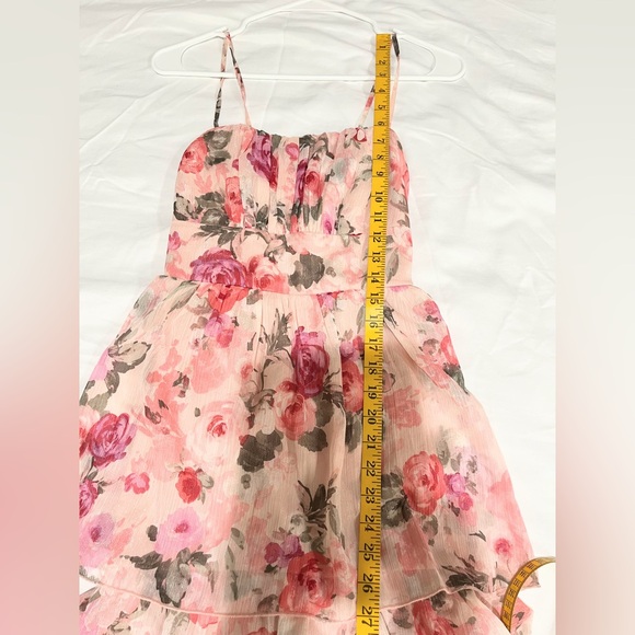 CRYSTAL DOLL Floral Maxi Dress Size 1 (Junior) - Picture 7 of 12